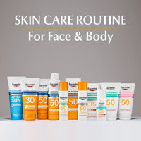 Thumbnail for Eucerin Sun Advanced Hydration SPF 50 Sunscreen Lotion (5 Fl Oz) + Eucerin Sun Age Defense Face Sunscreen Lotion SPF 50 (2.5 Fl Oz), Sun Protection with Hyaluronic Acid