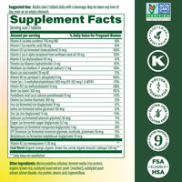 Thumbnail for MegaFood Baby & Me 2 Prenatal Vitamin and Minerals - Vitamins for Women - with Folate (Folic Acid Natural Form), Choline, Iron, Iodine, and Vitamin C, Vitamin D and more - 60 Tabs (30 Servings)