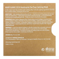 Thumbnail for Mary&May CICA Houttuynia Tea Tree Calming Mask - Daily Pull Out Sheet Mask for Instant Soothing & Moisturizing - Korean Skincare, Hypoallergenic and Cruelty-Free, 30 Sheets