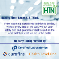Thumbnail for Health Thru Nutrition Black Seed Oil 500mg 100 Softgels | High Potency 2% Thymoquinone | 3rd Party Tested | Pure Cold Pressed | Organically Grown | Non-GMO, Gluten Free, Soy Free