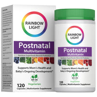 Thumbnail for Rainbow Light Postnatal Multivitamin for Women | 120 Capsules | Supports Mom’s Health & Baby’s Development Plus Immune Health with Vitamin C and Zinc | Superfoods Blend & Probiotics