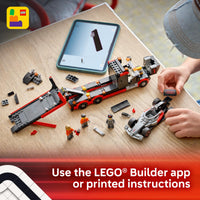 Thumbnail for LEGO City F1 Display Truck with Audi F1 Race Car - Building Toy for Boys & Girls, Ages 7+ - F1 Car Toy for Pretend Play - Gift for Birthdays - 60493