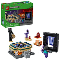 Thumbnail for LEGO Minecraft Nether & End Portal Journey Building Toy for Boys & Girls - Video Game Playset & Toy Figures for Kids, Ages 7+ - W/Cool Hero Minifigure - Gift Idea for Birthdays - 21584