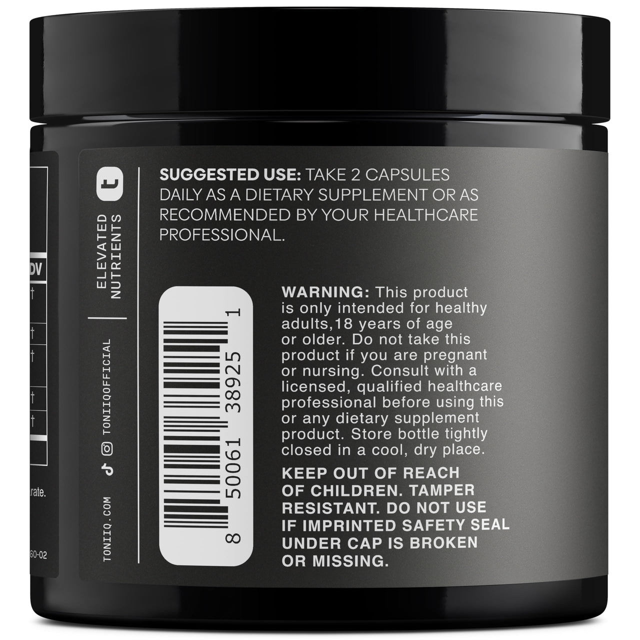 Toniiq Dihydroberberine Supplement - Ultra High Potency 1,000mg Formula with GlucoVantage, 10:1 Ceylon Cinnamon & 50:1 Milk Thistle - Third-Party Lab Tested