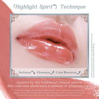 Thumbnail for Flower Knows Butterfly Cloud Collar Glossy Lipstick,Hydrating Solid Lip Gloss,Moisturizing Red Tinted Lip Balm,Long Lasting Lip Gloss in Balm for Girls&Women,(C07 Red Bean)