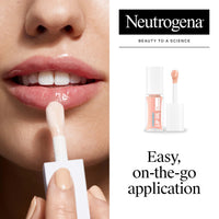 Thumbnail for Neutrogena Hydro Boost Tinted Lip Oil with Hyaluronic Acid, Hydrating and Nourishing Lip Oil for Fuller Looking Lips, Light Pink, .2 fl. Oz