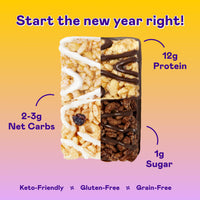Thumbnail for Magic Spoon Treats - 16 High Protein Bars: 4 Blueberry Muffin, 4 Double Chocolate, 4 Marshmallow, 4 Chocolate Peanut Butter - High Protein Gluten Free Snack - Sugar & Gluten Free Protein Cereal Bar
