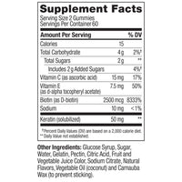 Thumbnail for OLLY Undeniable Beauty Gummy, for Healthy Hair, Skin & Nails,* Biotin, Vitamins C & E, Keratin, Chewable Supplement, Grapefruit Flavored, 60 Day Supply - 120 Count