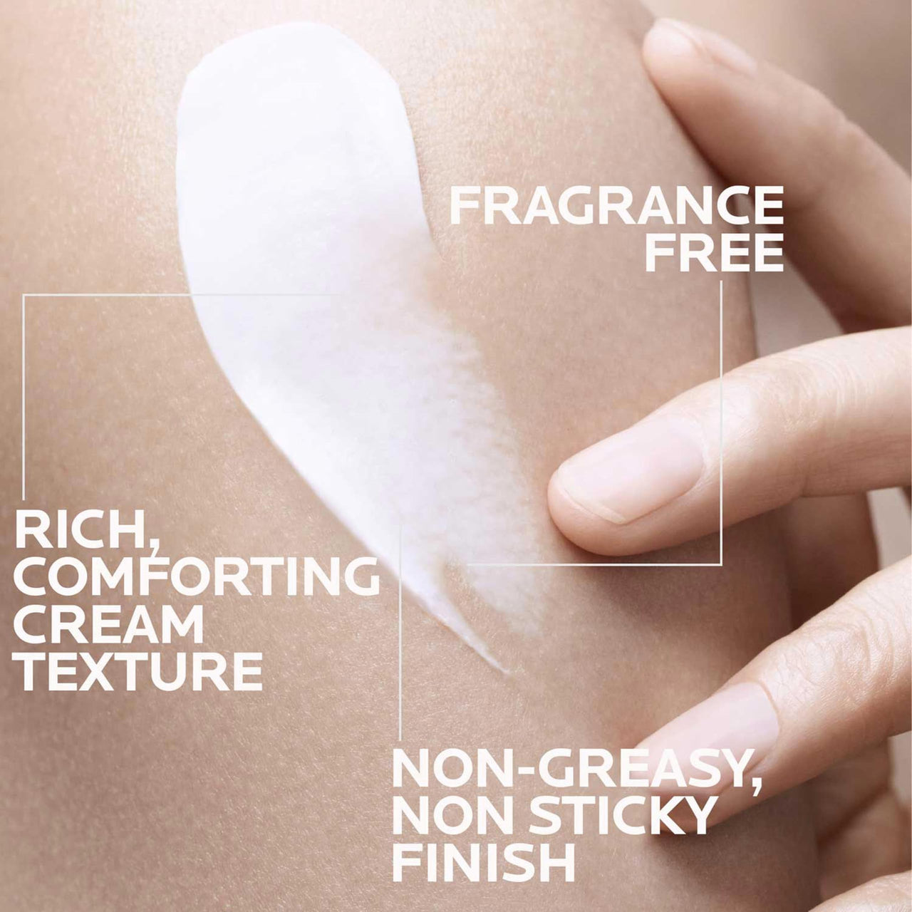 La Roche-Posay Lipikar AP+ Triple Repair Moisturizing Cream, Face & Body Lotion For Dry Skin, Shea Butter & Niacinamide Moisturizer, Gentle Face & Body Cream For Dry, Rough & Sensitive Skin