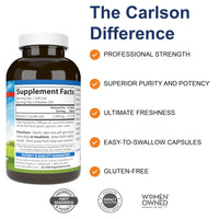 Thumbnail for Carlson - C-Gels, 1000mg, Vitamin C Softgels, Immune Support & Heart Health, Vitamin C Softgels, Antioxidant, Vitamin C Supplement, 250 Softgels