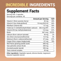 Thumbnail for Dr. Berg All-in-One Vitamins for Hair, Skin, & Nails - Advanced Formula with Biotin, Saw Palmetto, DHT Blocker, & Trace Minerals - 90 Veg Capsules
