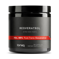 Thumbnail for Toniiq Ultra High Purity Resveratrol Capsules - 98% Trans-Resveratrol - Highly Purified and Bioavailable - 180 Caps Reservatrol Supplement