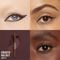 Thumbnail for Maybelline TattooStudio Long-Lasting Sharpenable Eyeliner Pencil, Glide on Smooth Gel Pigments with 36 Hour Wear, Waterproof, Smooth Walnut, 1 Count