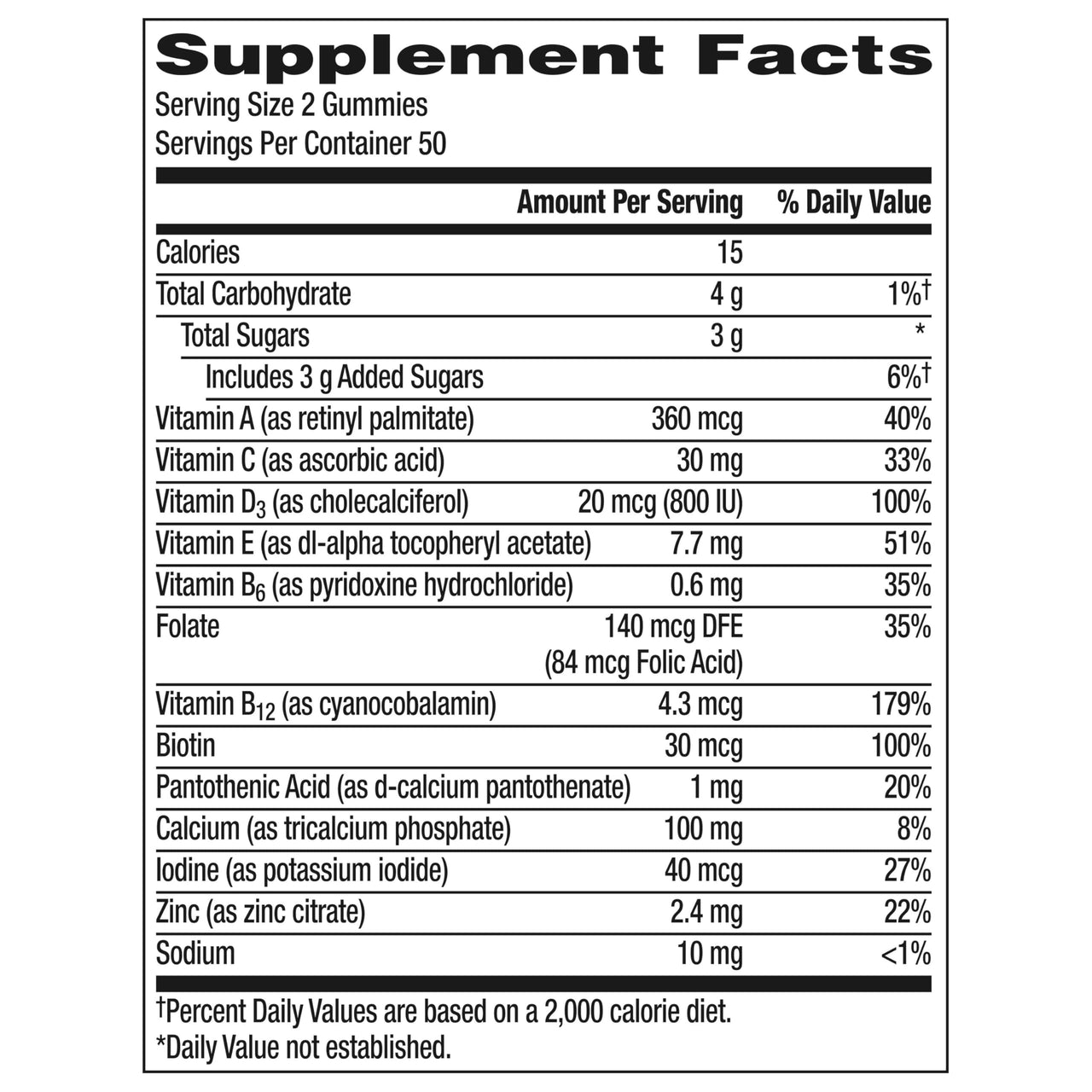 Centrum Women’s Multivitamin Gummies, Immune, Energy, Healthy Appearance Support, 100 Count, 50 Day Supply
