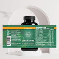 Thumbnail for Primal Harvest Primal Multivitamin - Daily Multi-Vitamin Supplement with 21 Essential Vitamins & Minerals for Women & Men - Vitamin A, C, D, E, B12, B6, Biotin, Folic Acid, Zinc, Copper & Selenium