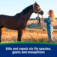 Thumbnail for Farnam Wipe II Brand Horse Fly Spray with Citronella, Kills and Repels Flies, Conditions Coats, 32 oz