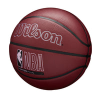 Thumbnail for WILSON NBA Forge Plus Indoor/Outdoor Basketball - Maroon, Size 7-29.5