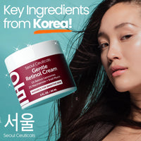 Thumbnail for SeoulCeuticals 1% Korean Retinol Night Cream - 97.5% Snail Mucin + 2% Niacinamide Moisturizer for Face - Gentle K Beauty for Sensitive Skin 2oz