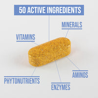 Thumbnail for Rule 1 Proteins Men's Daily Multi - Vitamins, Essential Minerals, Superfoods, Digestive Enzymes, Amino Acids, & Antioxidants for Active Lifestyles and Wellness Support (90 Tablets, 30 Day Supply)