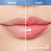 Thumbnail for Covergirl Clean Fresh Yummy Plumper Lip Gloss, 840 Be Chill My Heart, Shiny, Vegan Formula, Easy to Apply, Minty Flavor, 0.33oz
