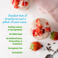Thumbnail for Orgain Organic Vegan Protein Powder, Strawberries & Cream - 21g Plant Based Protein, 4g Prebiotic Fiber, Low Net Carb, No Lactose Ingredients, No Added Sugar, Non-GMO, For Shakes & Smoothies, 2.03 lb
