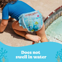 Thumbnail for Huggies Little Swimmers Disposable Swim Diapers, Size 5-6 (32+ lbs), 34 Ct (2 Packs of 17), Packaging May Vary