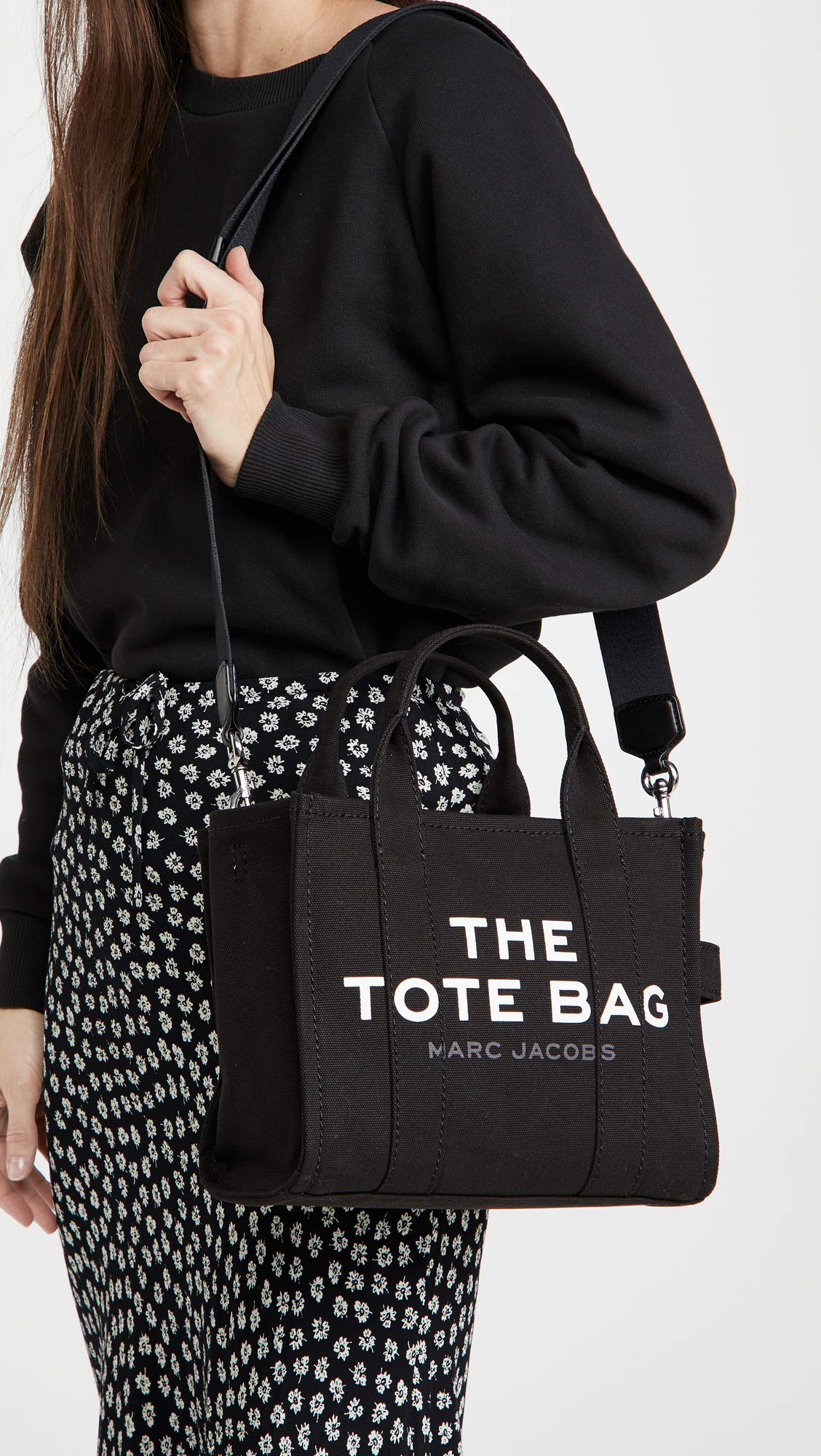 Marc Jacobs Women's The Canvas Small Tote Bag, Black, One Size
