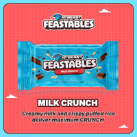 Thumbnail for Feastables Milk Chocolate Crunch Chocolate Bar, 1.24 oz (35g), 24 count