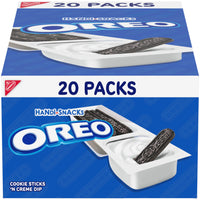 Thumbnail for Handi-Snacks OREO Cookie Sticks 'N Creme Dip Snack Packs, 20 Snack Packs