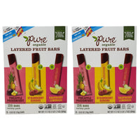Thumbnail for CC Goods Pure Organic Layered Fruit Bars - Pineapple Passion Fruit, Strawberry Banana, and Raspberry Lemonade - 28 Fruit Bars Per Box - Choose a 56 Pack or 84 Pack (56)