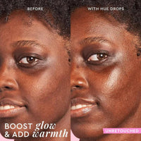 Thumbnail for Glow Recipe Hue Drops Tinted Face Serum - Bronzing Drops to Brighten & Hydrate - Skincare Makeup Primer & Liquid Highlighter to Blur Pores for a Radiant, Even Skin Tone - Sunglow (40ml)