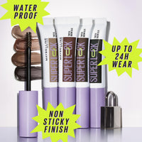 Thumbnail for Maybelline Super Lock Brow Glue Eyebrow Gel, Lightweight and Waterproof Tinted Brow Gel For Up To 24HR Hold, Medium Brown, 1 Count