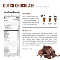 Thumbnail for Isopure Low Carb 100% Pure Whey Isolate Protein Powder, Lactose Free, Gluten Free, With Vitamins, Dutch Chocolate, 25g Protein Per Serving, 3 Lbs, 41 Servings (Packaging May Vary)