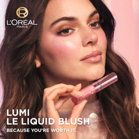 Thumbnail for L'Oreal Paris True Match Lumi Le Liquid Blush, Intense Lightweight Blush Formula With Liquid Pigments, Dewy Bright Pink, 0.33 Fl Oz