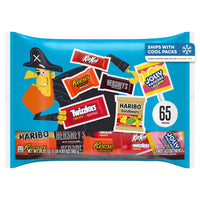 Thumbnail for Hershey Miniatures Assorted Flavored, Halloween Candy Bag, 20.93 oz (65 Pieces)