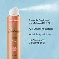 Thumbnail for SheaMoisture Whole Body Deodorant Spray Fresh 72h Odor Control Aluminum Free 4 oz