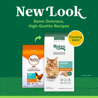 Thumbnail for Nutro Wholesome Essentials Dry Cat Food, Indoor Cat Food Dry Chicken & Brown Rice Recipe, 3 lbs.