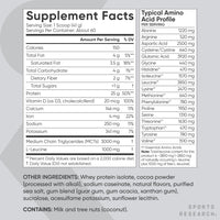 Thumbnail for Sports Research Whey Protein - Sports Nutrition Whey Isolate Protein Powder for Lean Muscle Building & Workout Recovery - 5 lb Bag Bulk Protein Powder 25g per Serving - Dutch Chocolate, 56 Servings