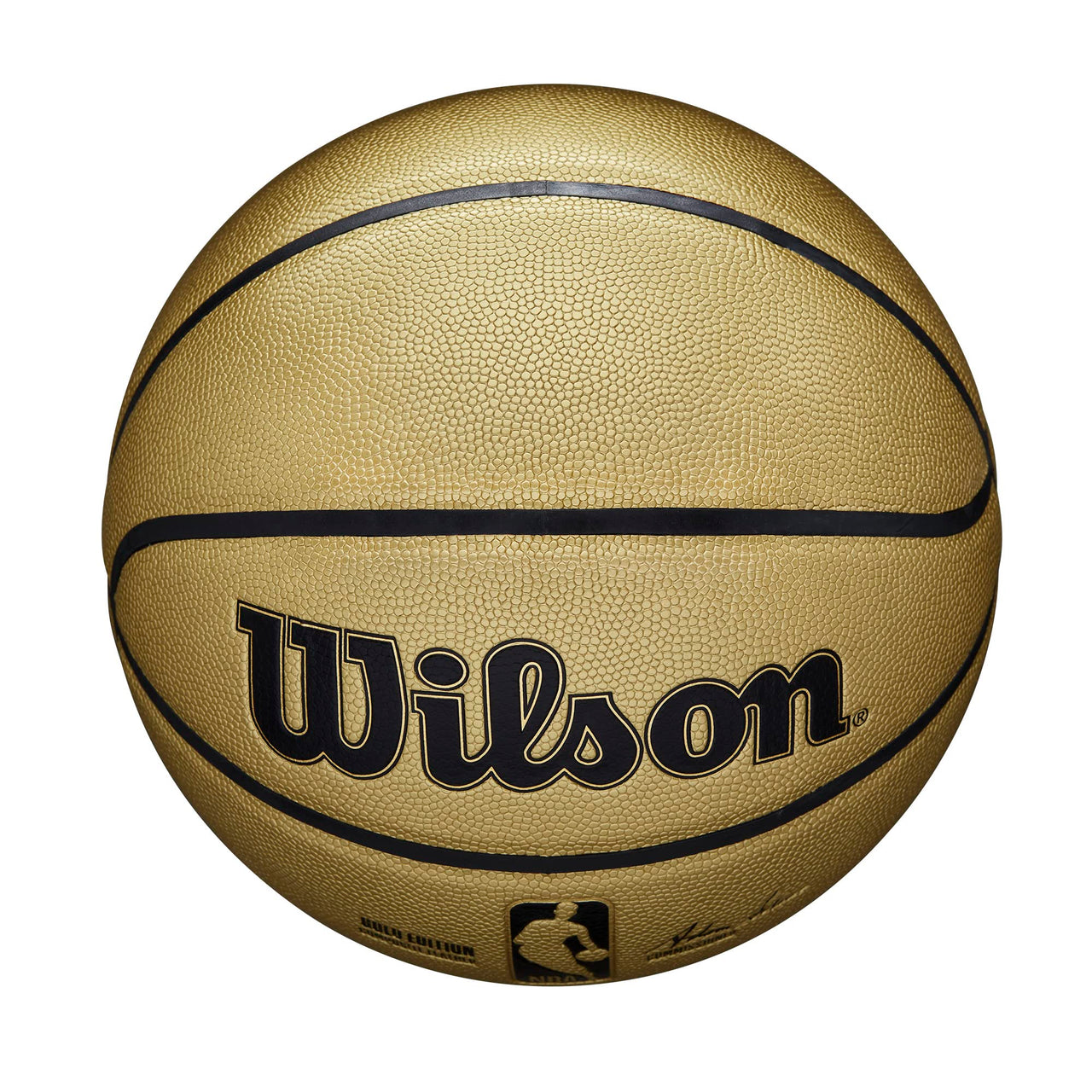 WILSON NBA Gold Edition Basketball - Gold/Black, Size 7-29.5"