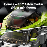 Thumbnail for LEGO Speed Champions Aston Martin Valkyrie AMR Pro & Vantage GT3 2 Collectible Model 76910 - Race Car and Toy Set, Includes 2 Driver Minifigures, Great Gift for Boys, Girls, and Teens Ages 9+