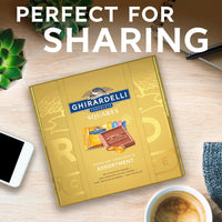 Thumbnail for GHIRARDELLI Premium Chocolate Assortment SQUARES Gift Box – 29.6 oz, Valentine’s Day Chocolate Gift, Individually Wrapped Dark & Milk Chocolate Candy Assortment