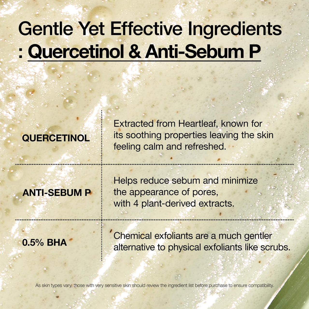 Anua Heartleaf Quercetinol Pore Deep Cleansing Foam, Face wash for Pore Refining Cleanser, Hydrating Daily Facial Cleanser For Double Cleansing, Gentle Foaming with BHA, Korean Skincare, 5.07 fl.oz.