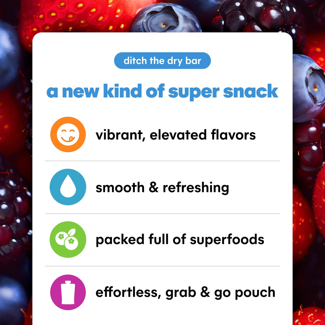 Noka Organic Super Berry Superfood Smoothie 4Pk, 4.22 Oz