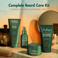 Thumbnail for SheaMoisture Beard Kit for Men – Beard Wash, Conditioning Beard Oil, Full Beard Detangler + Beard Balm with Shea Butter & Maracuja Oil, Gifts for Men (4 Piece Set)