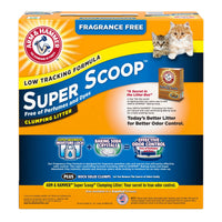 Thumbnail for Arm & Hammer Super Scoop Litter, Unscented, 20 Lbs