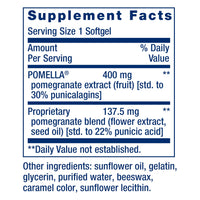 Thumbnail for Life Extension Pomegranate Complete, Fruit Extract, Flower, Seed Oil Extract, Cardiovascular Health, antioxidant Support, superfood Supplement, Gluten Free, Non-GMO, 30 softgels