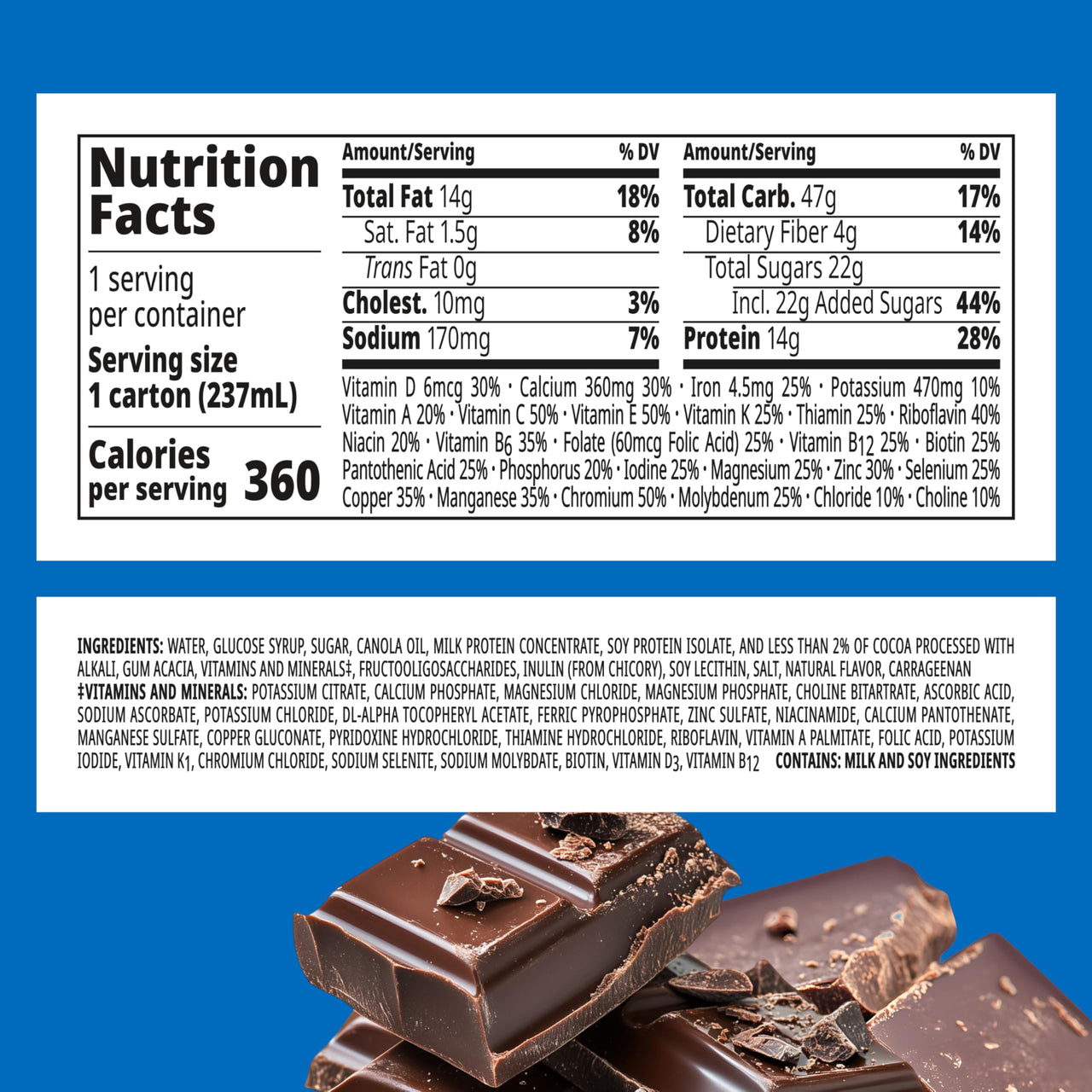 BOOST Plus Nutritional Drink, Rich Chocolate, 8 fl oz (Pack of 24)