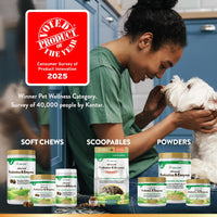 Thumbnail for NaturVet Scoopables Advanced Probiotics for Dogs - Chewable Dog Probiotics & Digestive Enzymes - Support a Healthy Gut for Your Pet - Hickory Smoked Bacon Flavor | 11oz Bag
