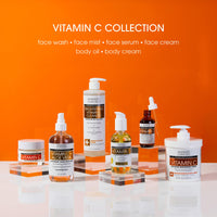 Thumbnail for Advanced Clinicals Vitamin C Cream Visibly Brightening Body Lotion | Vitamin C Moisturizer Skin Care Body Cream For Women & Men Helps Visibly Improve Look Of Dark Spots & Uneven Skin Tone, 16 Ounce