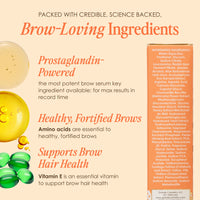 Thumbnail for Grande Cosmetics GrandeBROW Brow Enhancing Serum for Fuller, Bolder, Looking Eyebrows - Brow Serum With Vitamins, Peptides, Antioxidants, Amino Acids, Cruelty Free - 8 Week Supply (1.5 mL)